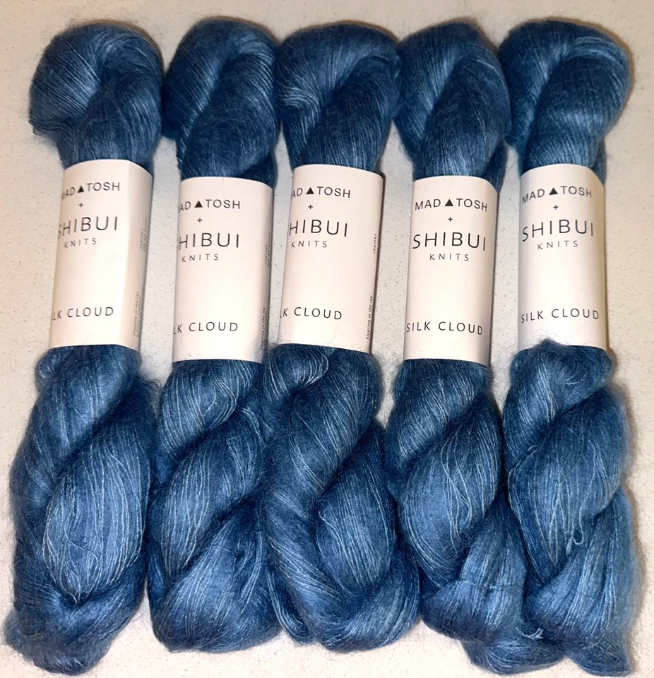 HILO MADELINETOSH Mohair Seda Nube Shibui Tejido Río Cruce Luz Foto 2 de 4