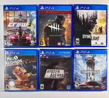 Sony PlayStation 4 - PS4 Games: Tested and Working - See Description For Details