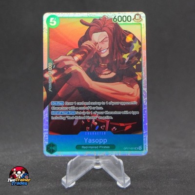 Yasopp SR The World's Strongest Warriors OP17-031 NM One Piece
