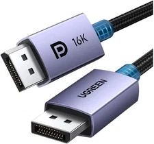 UGREEN 16K Displayport Cable 2.1 [VESA Certified] DP2.0 40Gbps Support 8K@240Hz