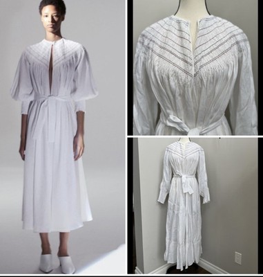 Gabriela Hearst 100% Linen Dress Size 42 ASO Royal