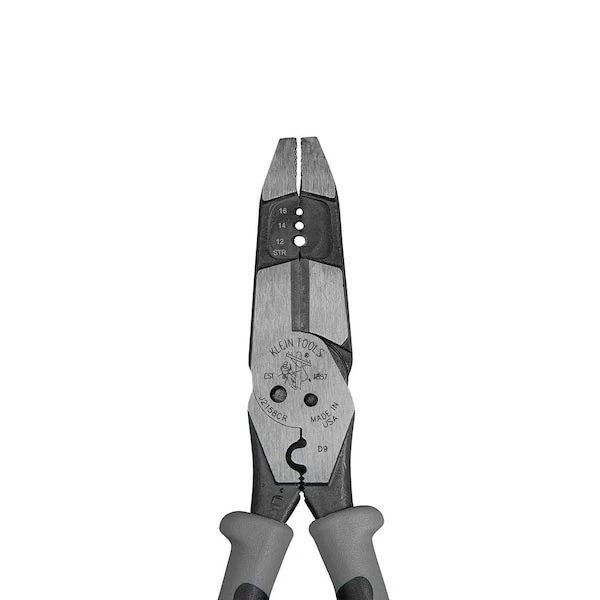 Klein Tools J215-8Cr 8 In Linemans Plier High Leverage W/ Wire Crimper, Steel - Image 2 of 4