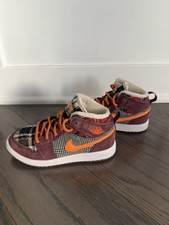 Kids Nike Jordan 1 MID SE PS Night Maroon size 12 C FD5461 608