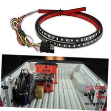 48 Inch Triple Row LED Tailgate Light Bar for Truck SUV RV Van 48 IN RED