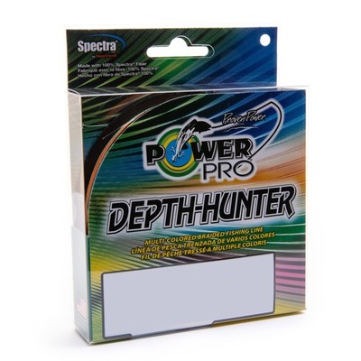 PowerPro Depth-Hunter Braided Fishing Line - 4_Color - 65lb - 500ft/167yd/153...