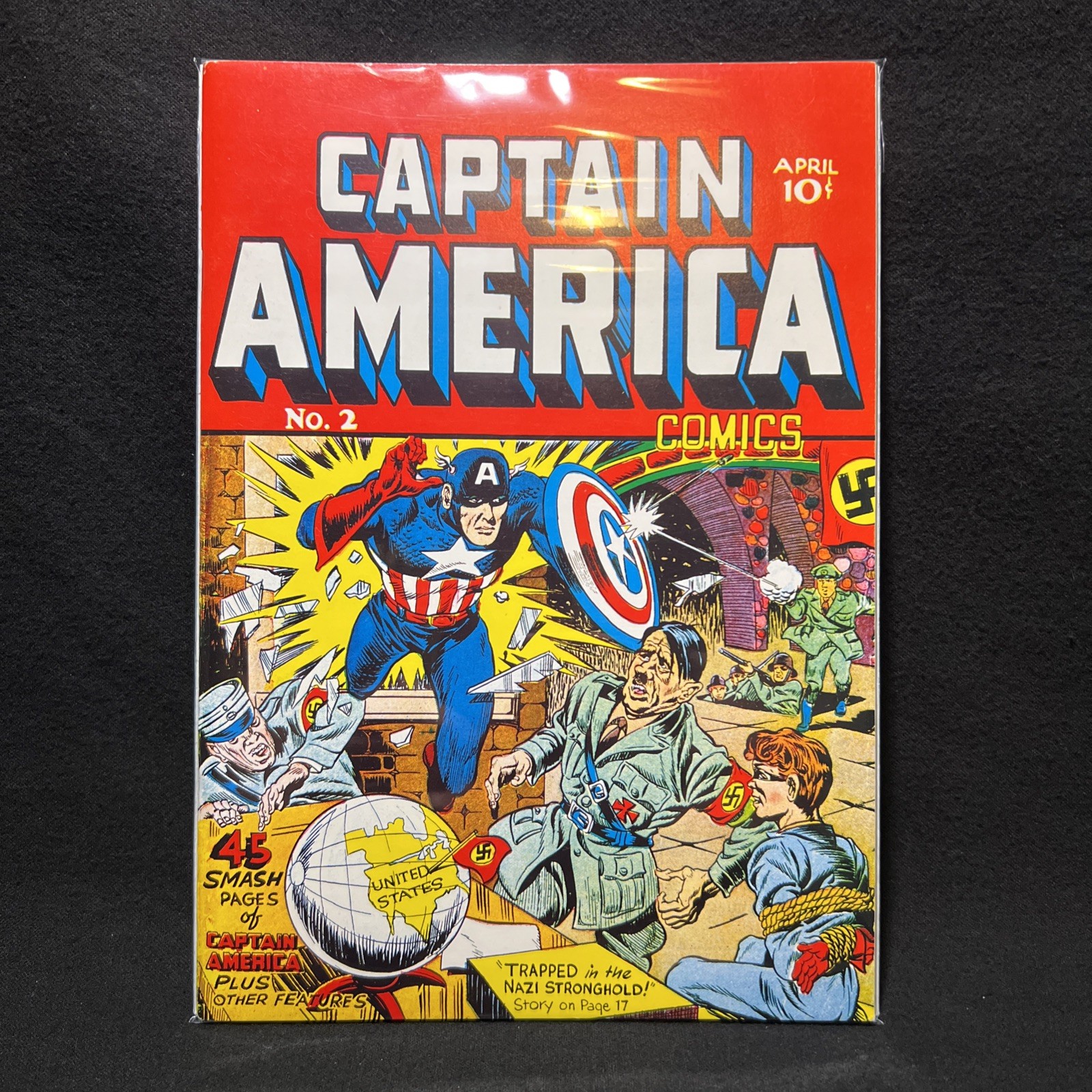 Timely Comics Captain America Comics #2 Flashback 1974 Reprint Jack Kirby