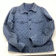 USED LOUIS VUITTON MONOGRAM DENIM JACKET VERYGOOD