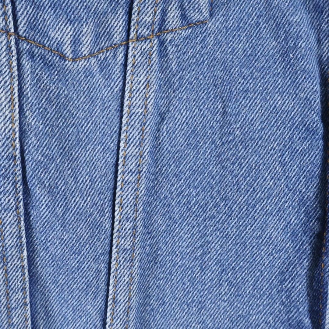 BALENCIAGA 21ss Back Logo Print Large Fit Denim Trucker Jacket Indigo Used 79825 thumbnail 5