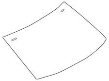 Genuine Nissan Back Glass 79700-6LB0A