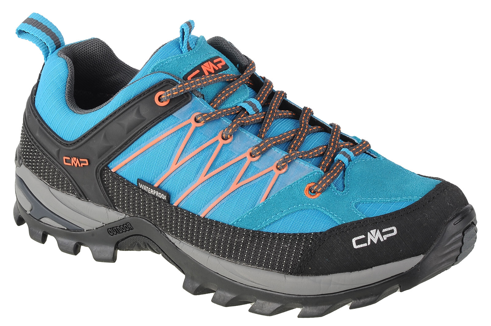 trekking shoes Mens, CMP Rigel Low, blue