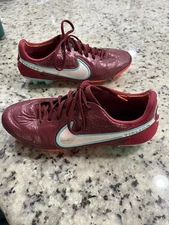 Nike Tiempo Legend 9 Elite FG Mystic/Hibiscus/Red/White CZ8482-616 Sz 7