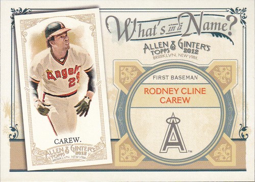 2012 Topps Allen & Ginter What's in a Name You Pick the Card Finish Your Set - Picture 39 of 61