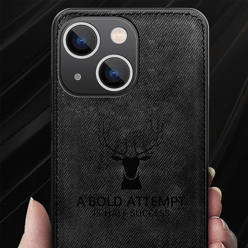 For iPhone 16 15 14 12 13 Pro Max XR Deer Leather Texture Case Shockproof Cover - Picture 7 of 16