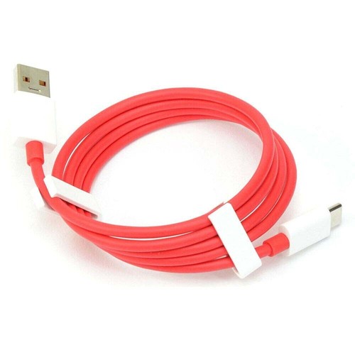 Cargador rápido rápido genuino OnePlus Warp 30 vatios con cable de datos de tablero rojo Reino Unido - Imagen 31 de 31