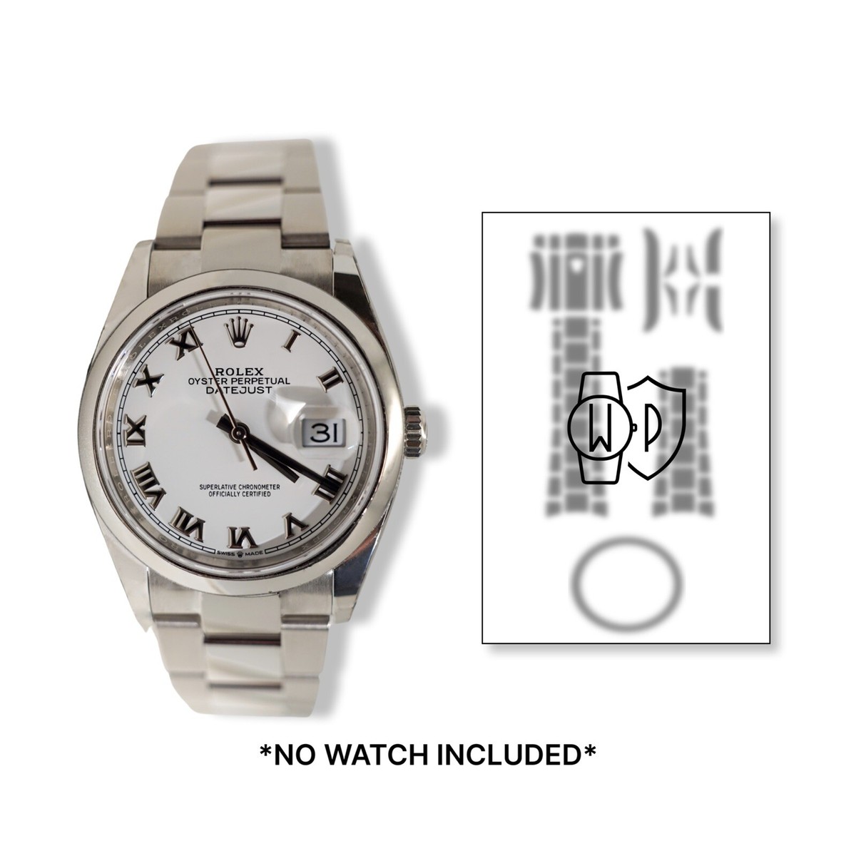 Uhrenschutzfolie für Rolex Datejust 36mm Oyster 126234 126200