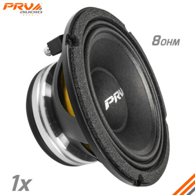 1x PRV Audio 6MR600X-NDY 6.5'' Midrange Neodymium Speaker 8 Ohm PRO Audio 600W