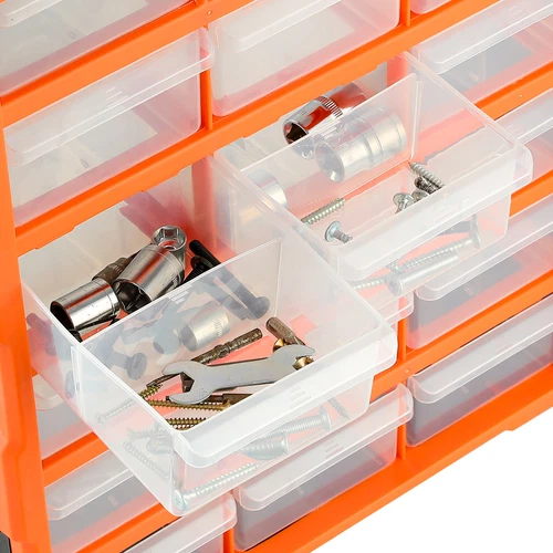 Kleinteilemagazin Sortimentskasten Schubladen Sortierkasten 18 Fächer Boxen Neu - Bild 8 von 12