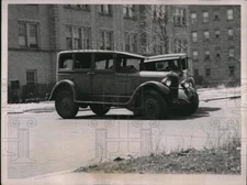 1936 Press Photo North Shore Safety Club In Evanston Stage Auto Accident