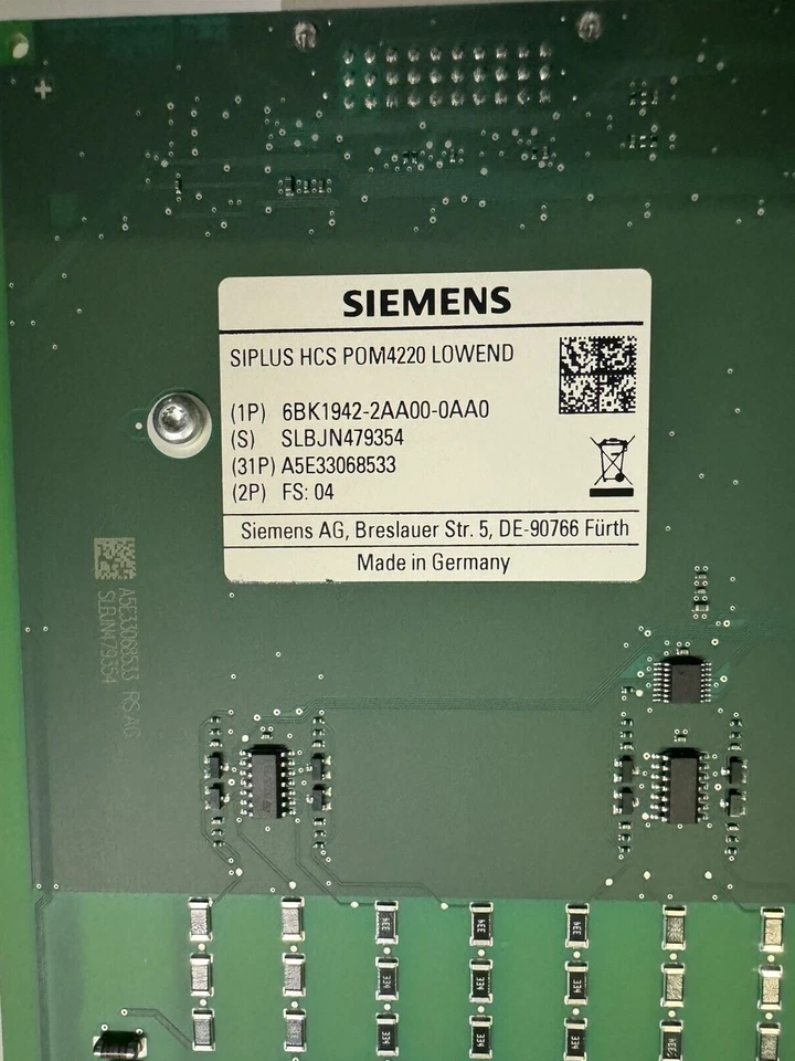 Siemens Siemens Dig.Indust POM4220  6BK1942-2AA00-0AA0  Temperaturregler wie neu - Bild 4 von 4