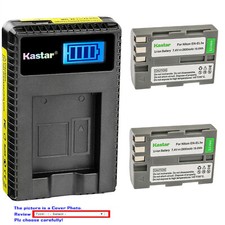 Kastar Battery LCD Charger for Nikon EN-EL3e ENEL3e Nikon D100SLR DSLR Camera