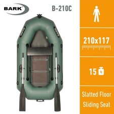 Inflatable Dinghy BARK 6.9ft, 1 Person Fishing boat, Slatted Floor, Sliding Seat