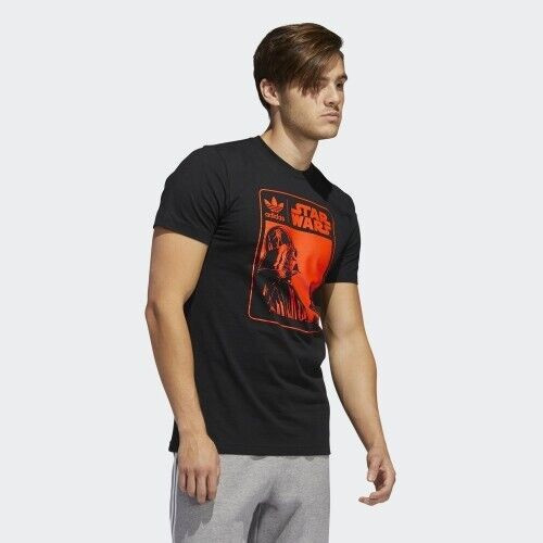Adidas Originals Star Wars Darth Vader Box Logo T-Shirt Black Men's Small BNWT image 4