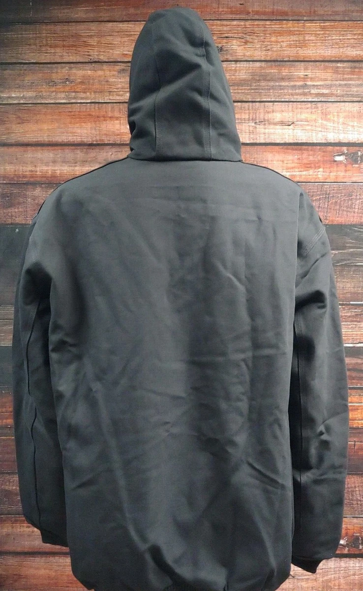 Carhartt J140 Mens XL Tall Firm Duck Quilted Flannel Lined Active Jacket Black
