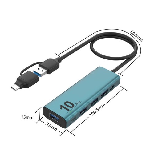 Game Hub Laptop Docking Station USB Splitter Adapter Type-c converter usb hub - Picture 4 of 6