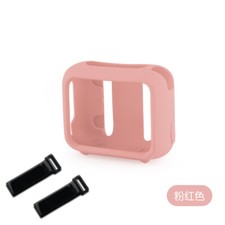 Für JBL GO 4 Bluetooth-Lautsprecher Tragbare Silikonhülle w/ festem Riemenhalter