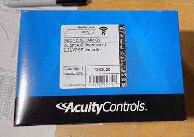 Acuity Controls Eclypse NECYD NLTAIR G2 nLight Air Interface Wireless Adaptor