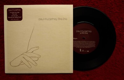 PAUL McCARTNEY   FINE LINE   2005 45 AND PICTURE SLEEVE W/ POSTER    THE BEATLES