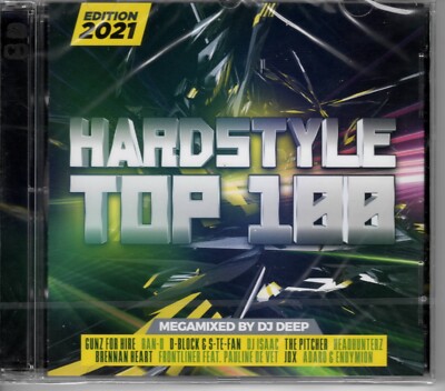 Hardstyle TOP 100 Edition 2021 Megamix 2 CD DJ Deep Trance Hardcore Techno OVP
