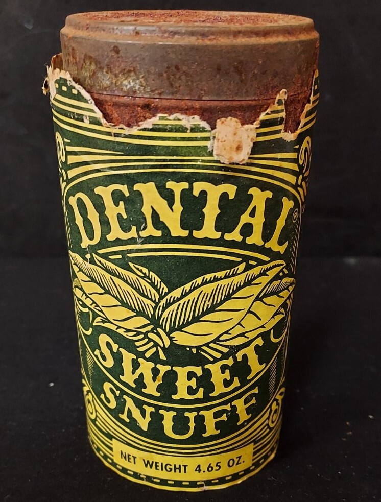 VINTAGE & RARE "American" Dental Sweet Snuff container/jar eBay