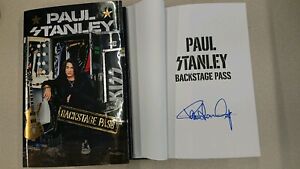 Signed Paul Stanley Backstage Pass Book Kiss 1 1 Hc Dj Guitarist Rock K I S S Ebay