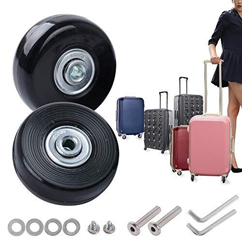 MEJOSER Ersatz Rollen für Koffer Gummi Ersatzteile Reparatur Set