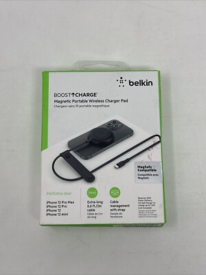 Belkin BOOST CHARGE 7.5W Magnetic Portable Wireless Charger Pad for iPhone