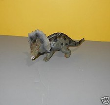 2006 Toy Major Trading 6" Triceratops Gray Black - Dinosaur Plastic Figure