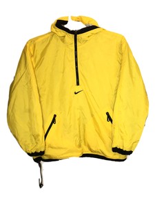 yellow half zip jacket