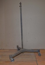 Cast iron stand for light or lamp industrial repurpose steampunk collectible