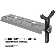 Y Bracket with Double Wheels Lens Support Frame Lens Support System