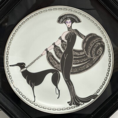 House of ERTE Symphony In Black Limited Edition Collector Plate | eBay