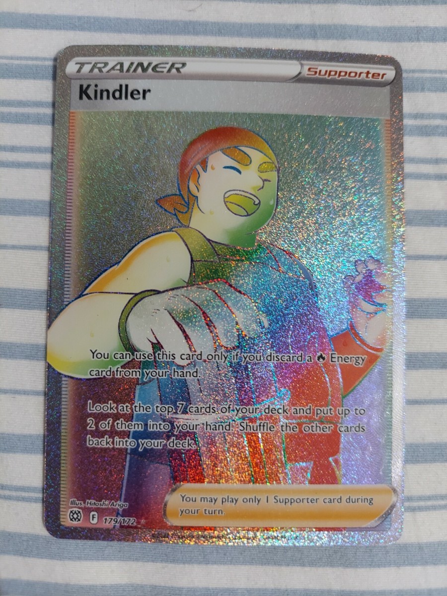 kindler pokemon card value Kindler 179/172 Brilliant Stars NM Full Art Secret Rainbow Rare Pokemon Card