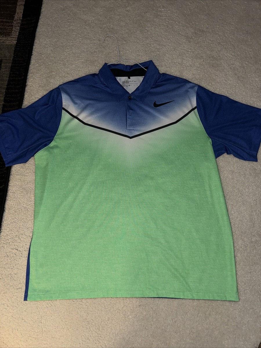 Men’s Nike golf dry fit blue XL polo shirt