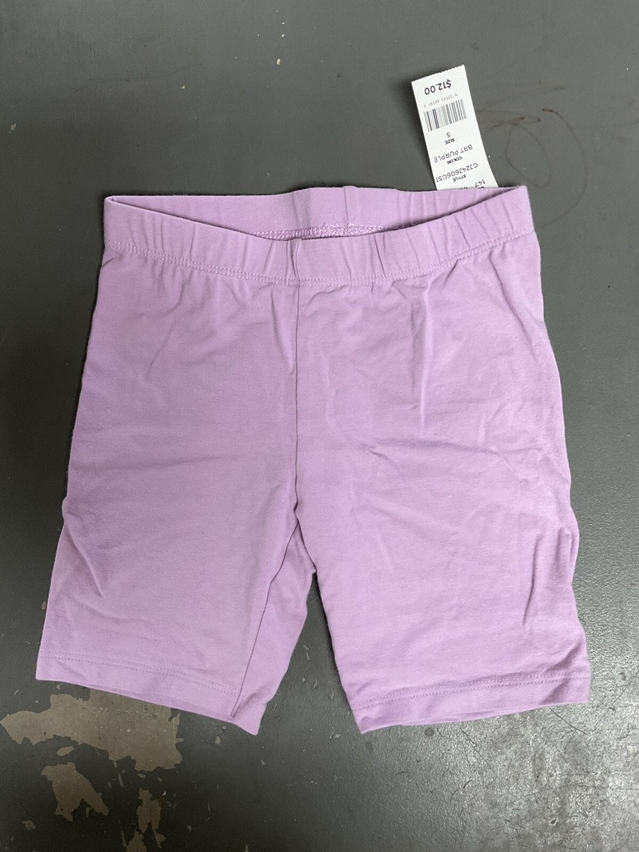 Jumping Beans Girls Purple Biker Shorts Size 5t NWT