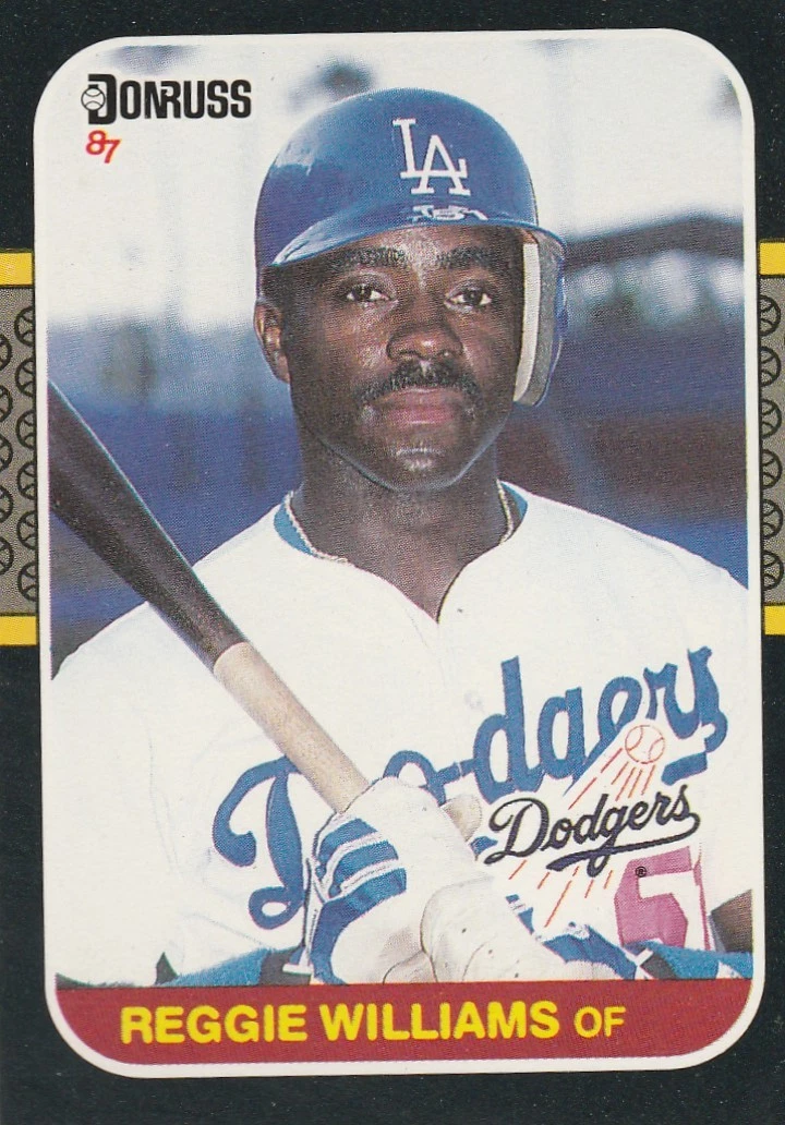 FREE SHIPPING-MINT-1987 (DODGERS) Donruss #341 Reggie Williams