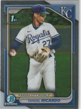 2024 Bowman Chrome Prospect #BCP-177 Yandel Ricardo Royals