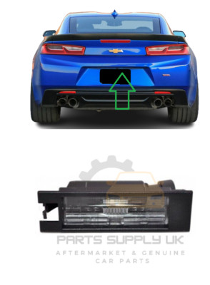 Neu Für Chevrolet Camaro 2016-2019 Rücklicht Nummernschildleuchte Rechts O/S