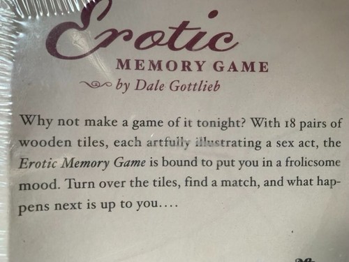 Dale GottliebErotic Memory Game (Erotic Delights): Passionate Playtime for love. - Picture 5 of 5
