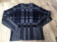 130. NWT Mens Elie Tahari Intarsia Ribbed Merino Sweater 298