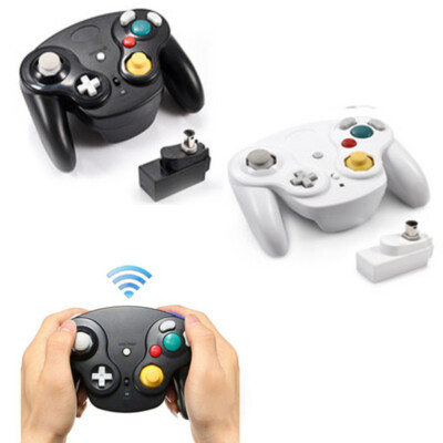 Wireless Game Controller W/ Adapter /Wired For Gamecube Retro Classic GC NGC